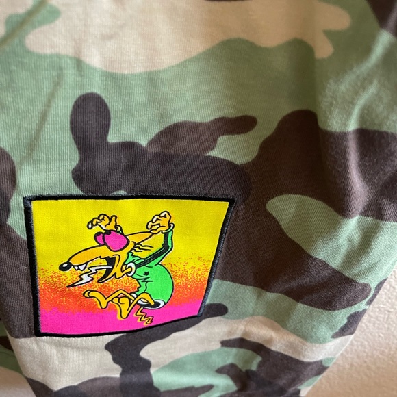 25) Jeremy Scott x Adidas Originals Graphic T-shirt Sz XL - Picture 6 of 6